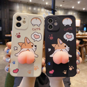 Cartoon Dog 3D Silicone Phone Case